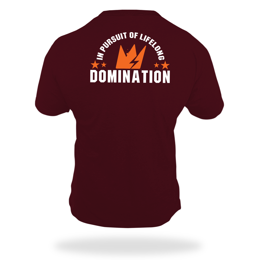 
                  
                    “Pursue Lifelong Domination” Logo Shirt (Scarlet Autumn)
                  
                