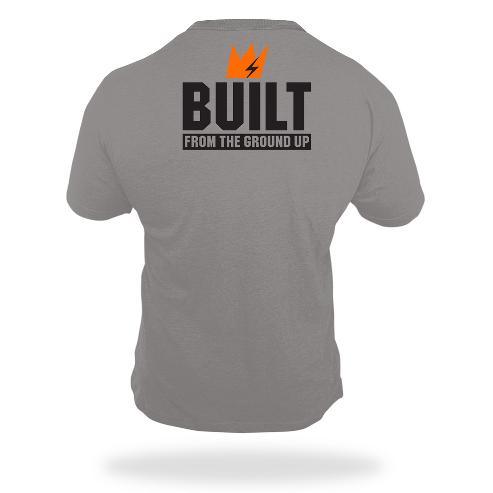 
                  
                    “Built From The Ground Up” Logo Shirt (Athletic Heather)
                  
                