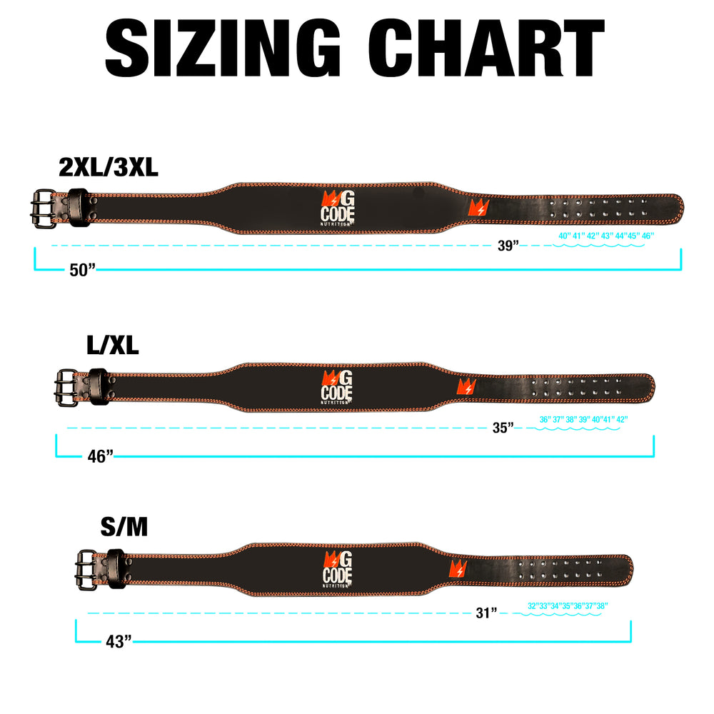 
                  
                    GCode Heavy Duty Lifting Belt (Black/Orange)
                  
                