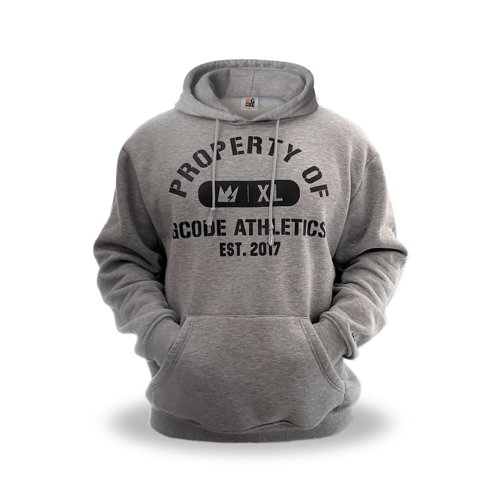 GCode Athletics Hoodie (Athletic Grey)