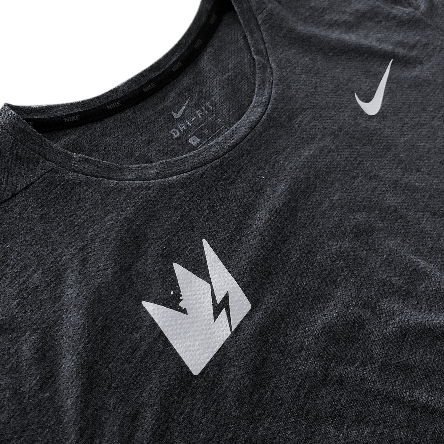 
                  
                    GCode X Nike Performance T-Shirt (Heather Smoke)
                  
                